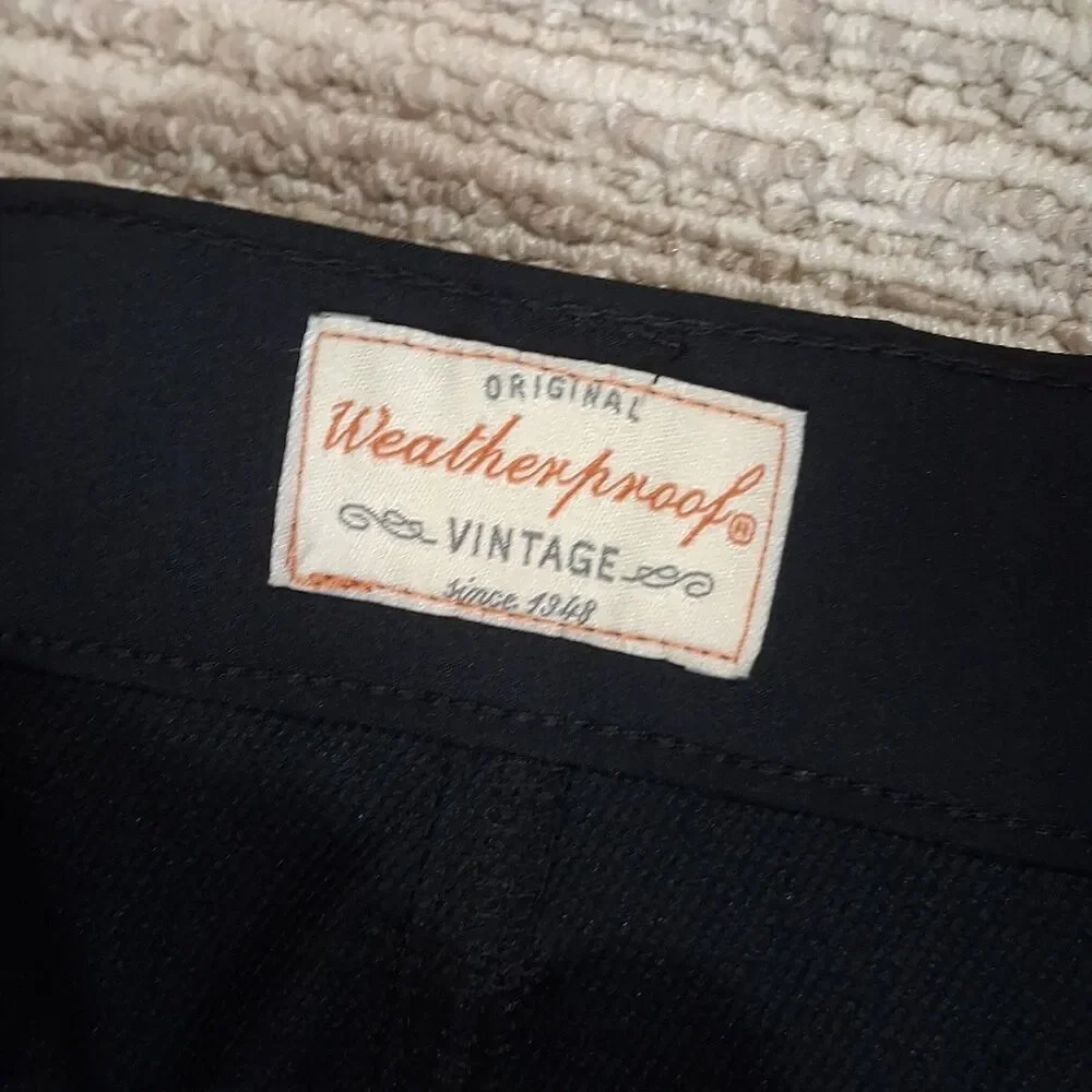 ​WEATHERPROOF VINTAGE MEN'S SIZE 38 PERFORMANCE TECH SHORTS BLACK STRETCH 187043